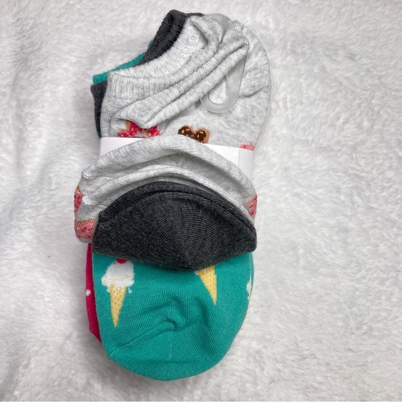 NWT Old Navy Novelty Ankle Socks 6-Pack — Food-Themed - Picture 4 of 5